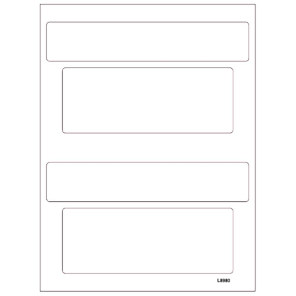 Custom label print sheet